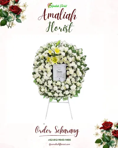 Krans Bunga Duka Cita di Tabaringan