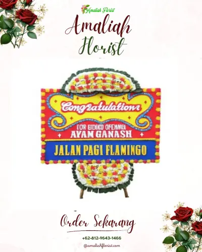 Bunga Papan Congratulation di Tabaringan